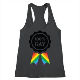 100percent Gay Badge