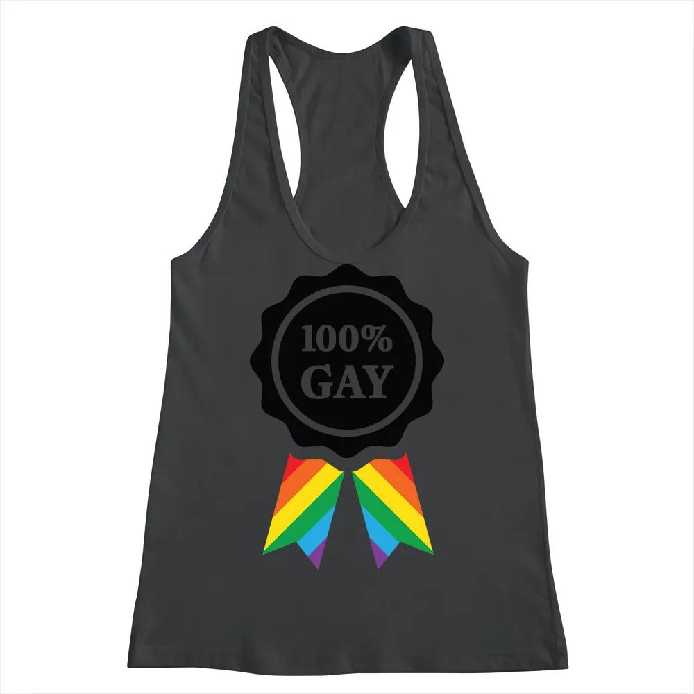 100percent Gay Badge