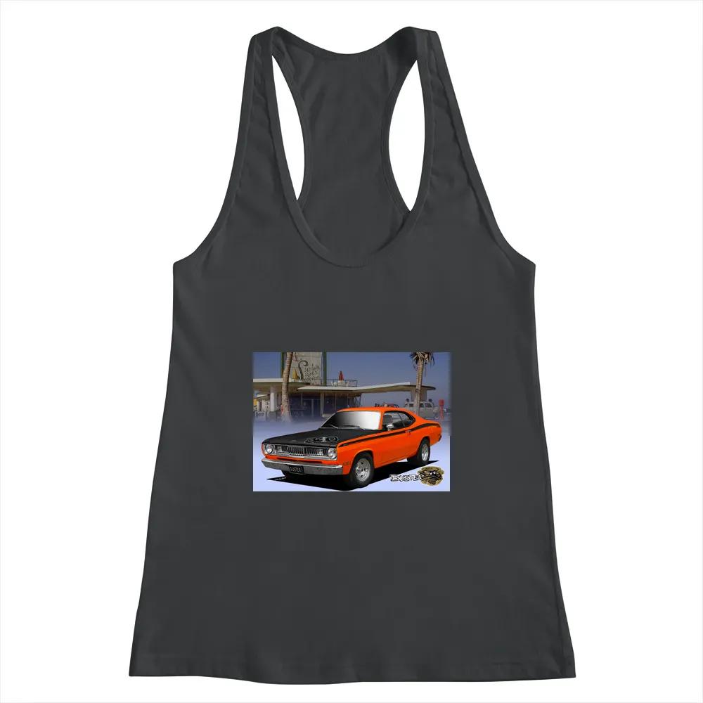 1970 74 Duster Poster Orange 3
