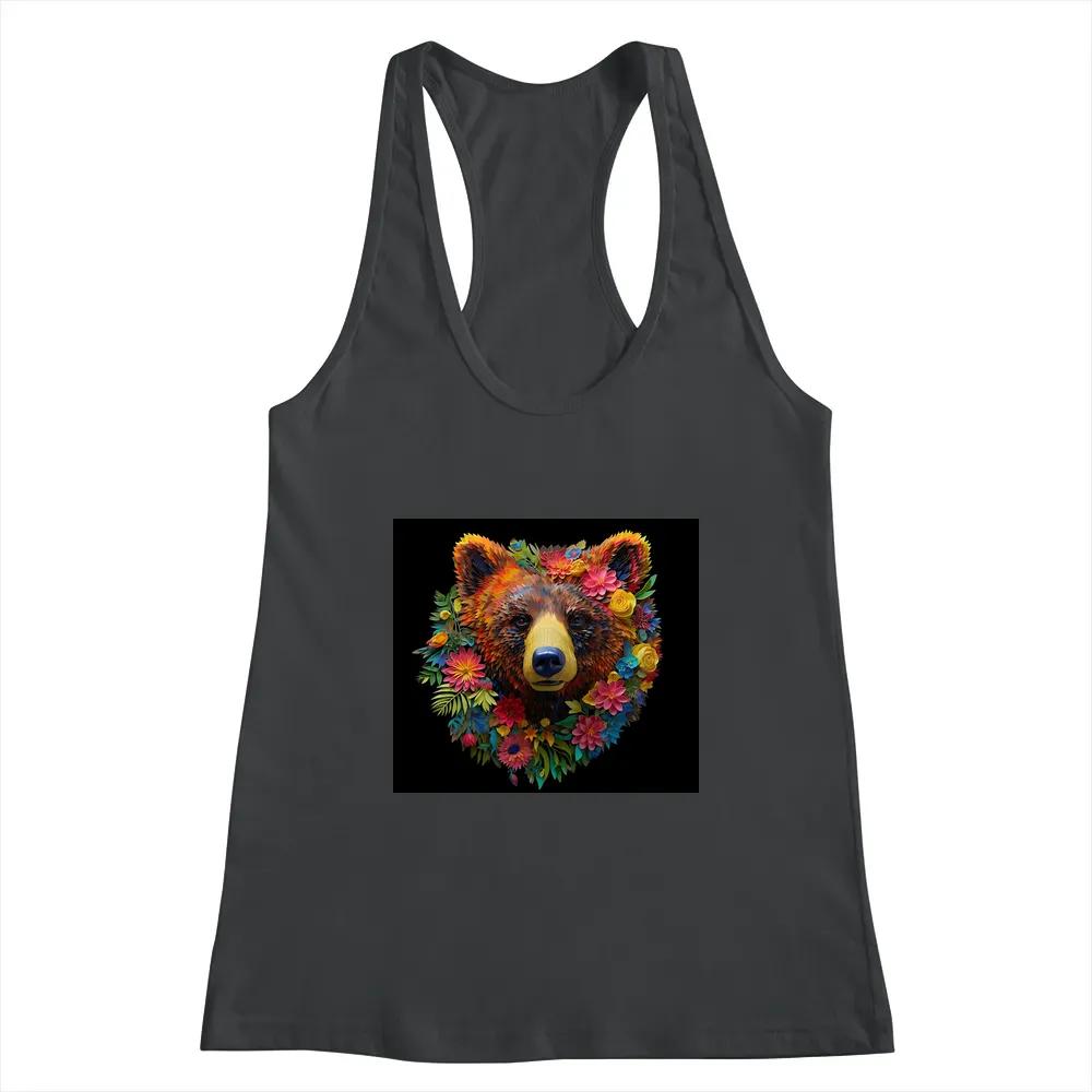 3d Brown Bear Tumbler Wrap