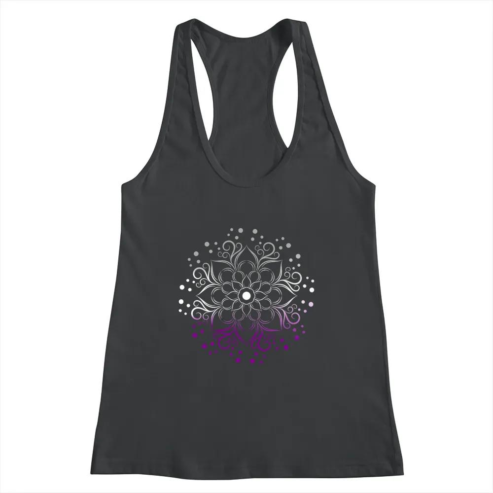 Subtle Asexual Pride Mandala 2