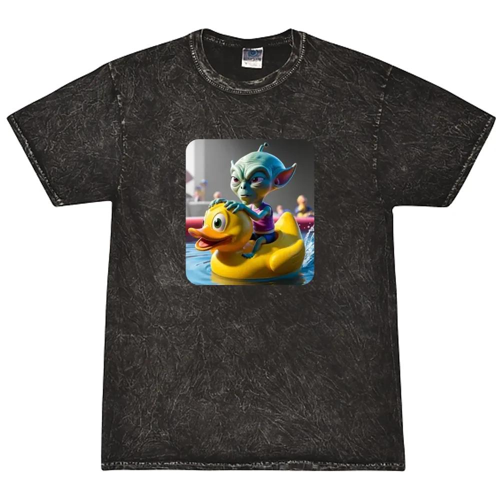 A Rubber Ducky Riding Alien