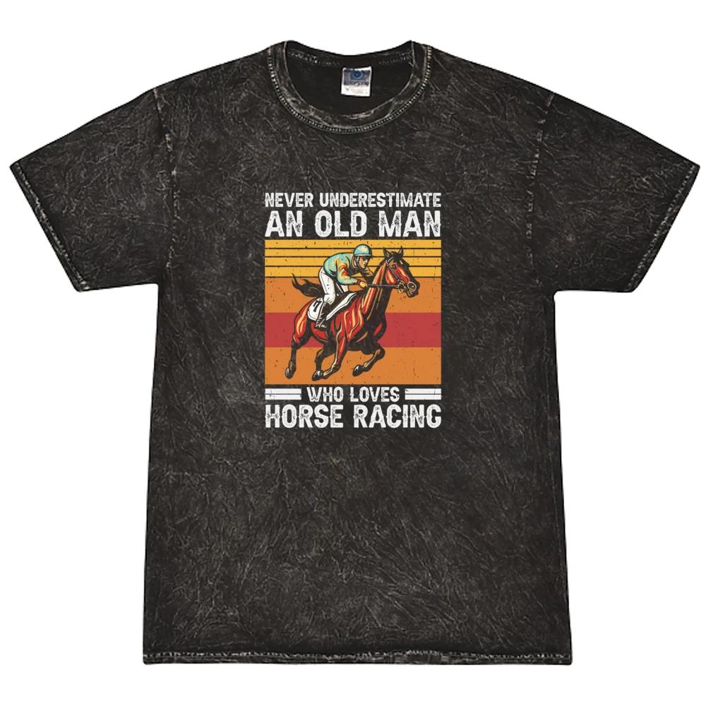 Horse Racing Lover Old Man