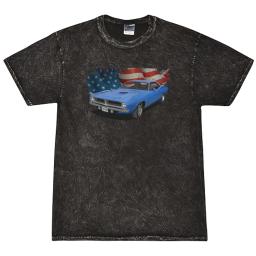 1970 Plymouth Cuda Blue Flag