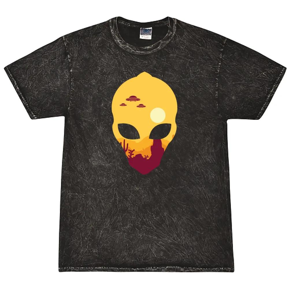 Ufos In Desert In Alien Head