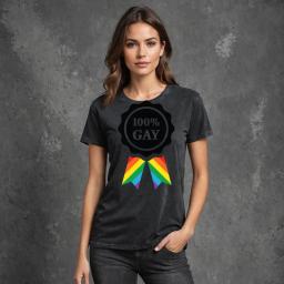 100percent Gay Badge